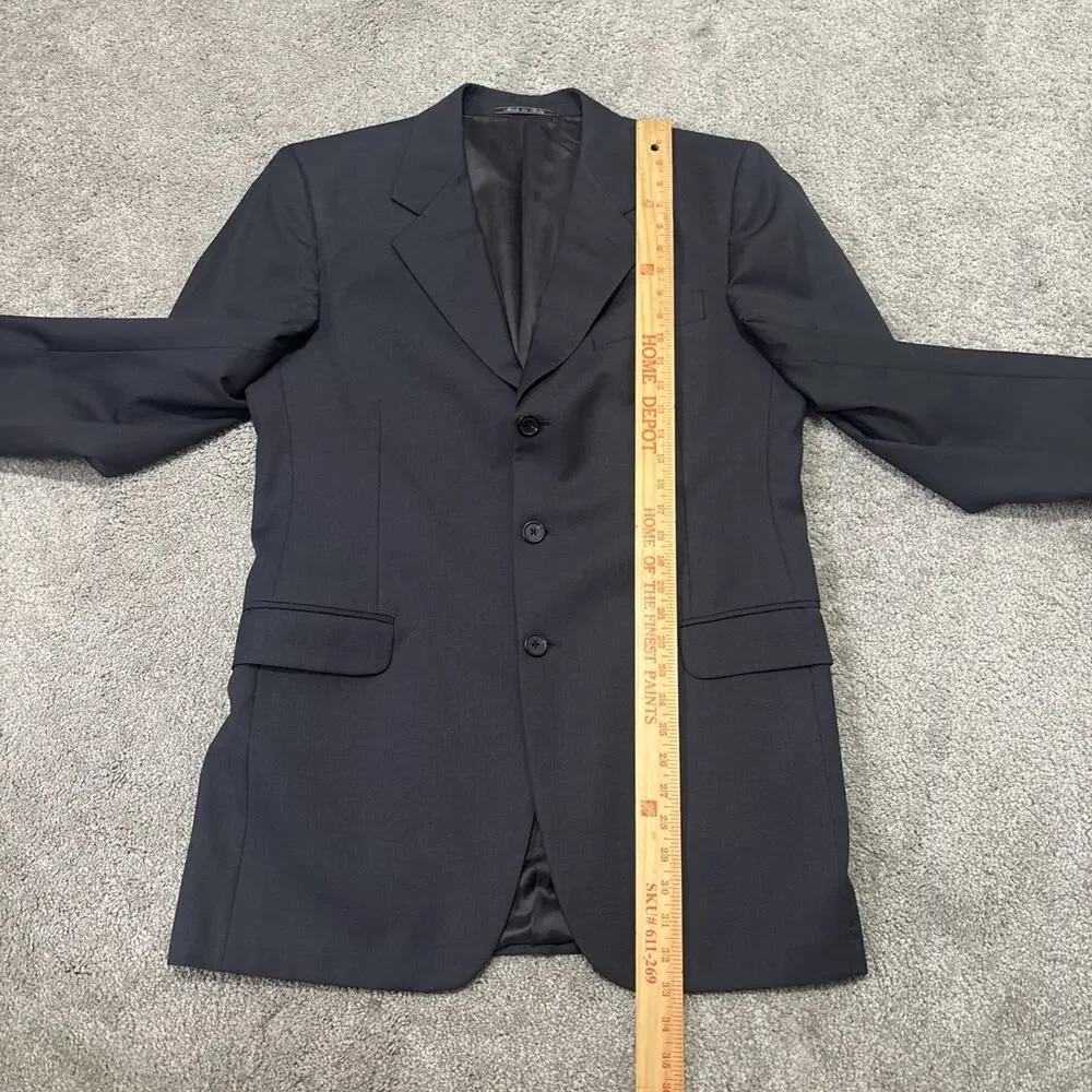 Fendi Mens Blazer Jacket Size 52 Gray 3 Button